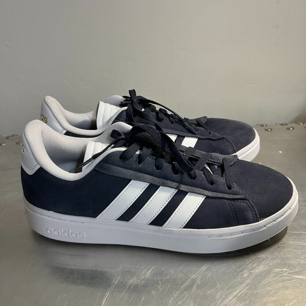 Adidas Grand Court Blue White Womens Size 11 - New Never Worn - Cloud Foam